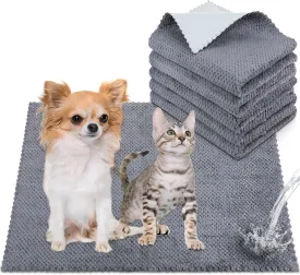 5 Pcs Washable Pee Reusable Dog Training Pads Waterproof Pee Pads for Dog Cat Pet Bed Sofa Crate Whelping Box Potty Training(22 x 35 Inches)