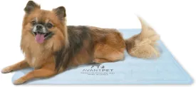 AVANTPET Cool Gel Reversible Comfortable Pet Cooling mat for Cats and Dogs, Pressure Activated, Non-Toxic Gel, Easy to Clean, Water Proof (Small, Blue)