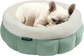 BALANCE Round Cat Beds for Indoor Cats - Donut Dog Beds for Small Dogs, Washable Pet Bed for Puppy and Kitten with Anti-Slip Bottom