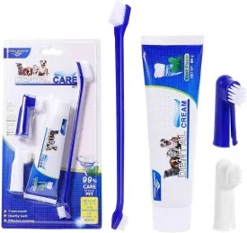Best Cat Toothbrush & Toothpaste Kit for Norwegian Forest Cat Cat, Kittnens and Adult Cats - Natural Ingredients Reduce Plaque, Whiten Teeth, Freshen Breath