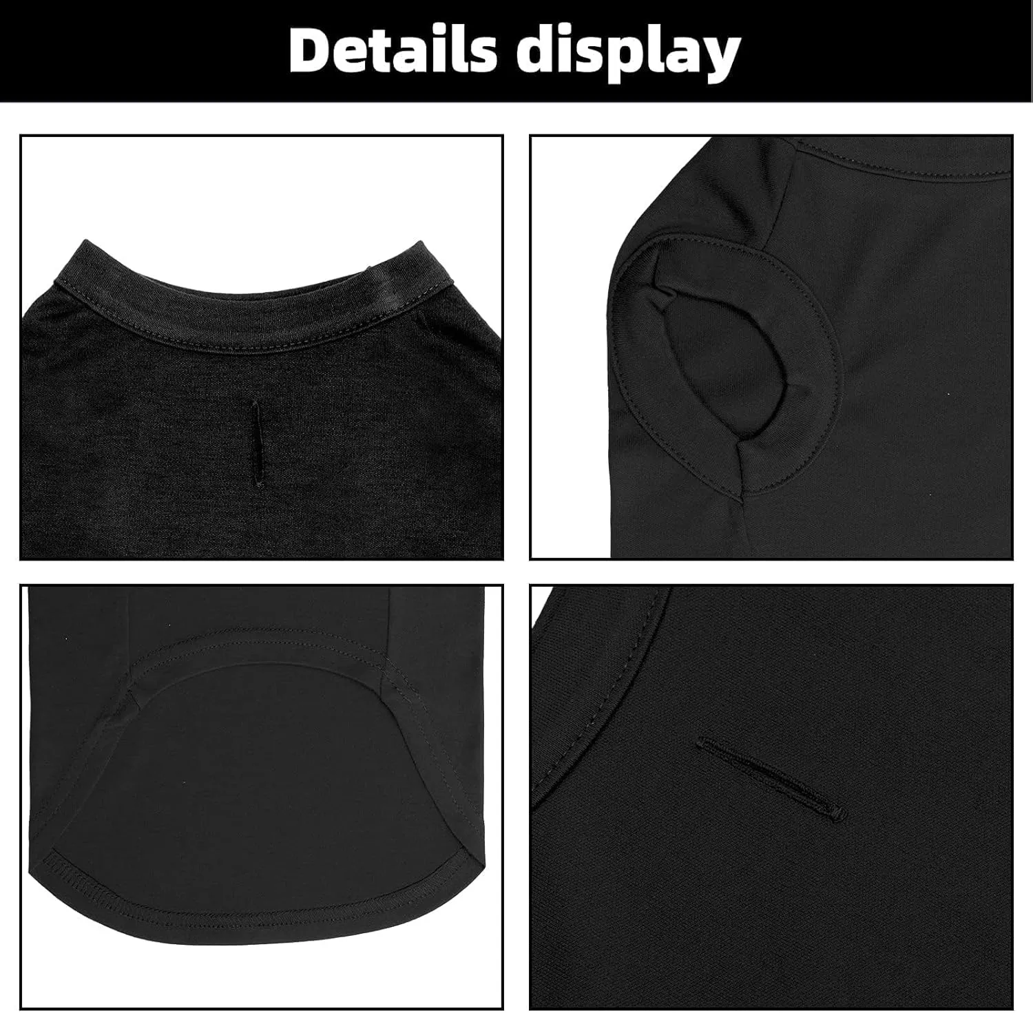 BINGPET Security Dog Shirts,Soft Cotton Puppy Tshirt,Breathable Lightweight Dog Costumes Tank Top Vest,Machine Washable Stretchy Clothes for Small Medium Large Dogs Boy Girl