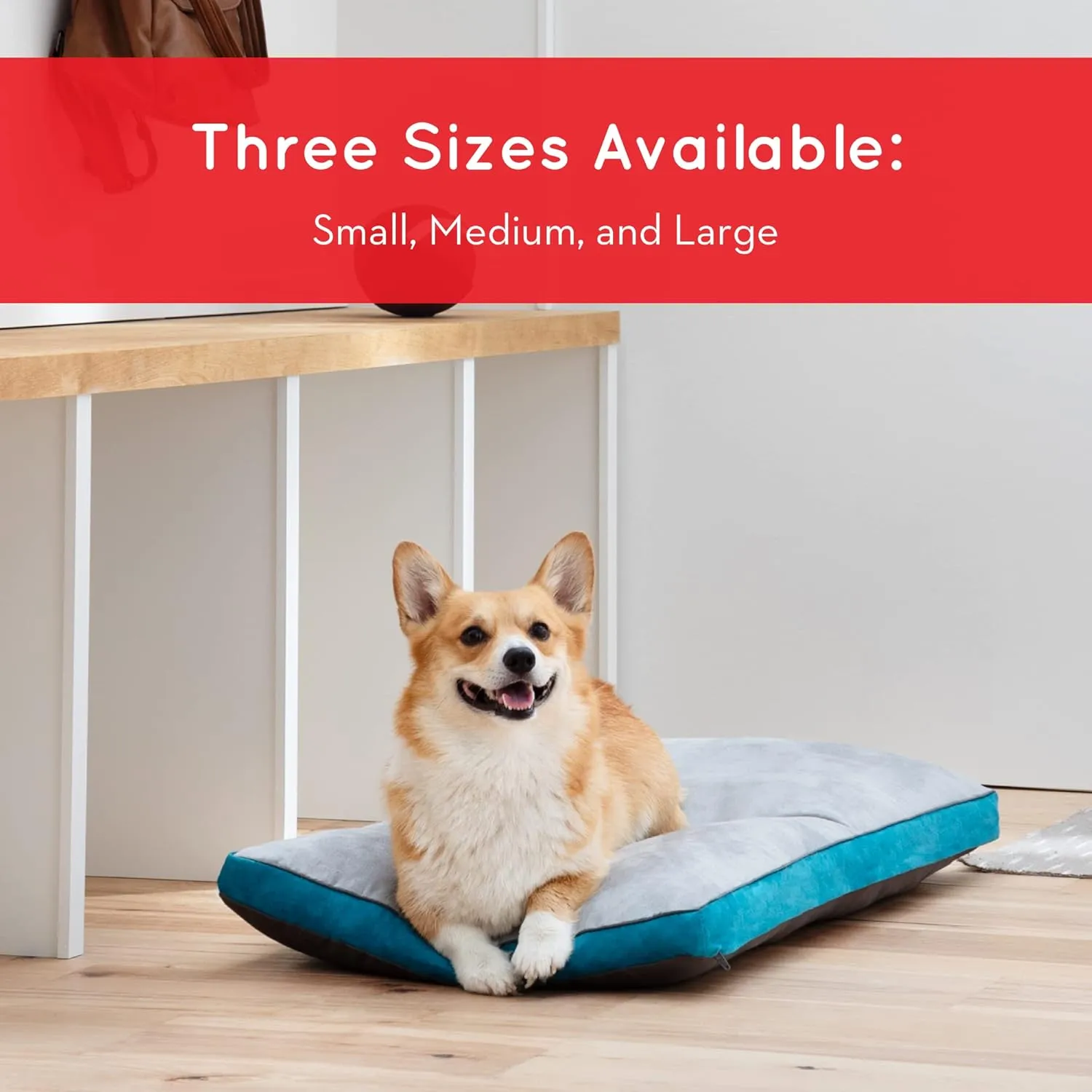 Brindle Shredded Memory Foam Dog Bed - Orthopedic Pet Mat - Crate Bed - Machine Washable Water Resistant Cover