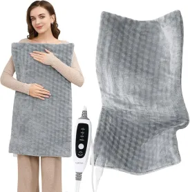 CAROMIO Heating Pad for Back Pain Cramps Relief Extra Large 33"x17" Electric Heating Pad 4 Temperature Settings-2 Hours Auto Shut Off-Moist Heat Dry Therapy,Heat Pad for Shoulder Machine Washable