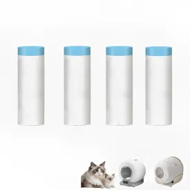 Cat Litter Box Liners with Drawstring  Litter Robot Waste Bags Heavy Duty, Extra Thick Trash Bags for Automatic Cat Litter Boxes (60 Count)  Compatible with MW-SC01/SC02, PetCove