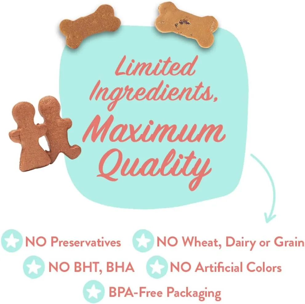 CRAFTED BY HUMANS LOVED BY DOGS Portland Pet Food Company Pumpkin Healthy Dog Treats - Grain-Free, Human-Grade, All Natural Dog Training Treats & Biscuits Made in The USA Only 1-Pack (5 oz)