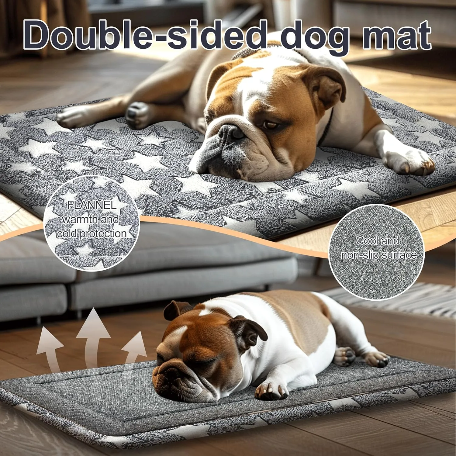 Dog Bed Mat  Soft & Comfortable Dog Kennel Pad for Crate  Durable Crate Bed & Mat for Dogs & Cats  Ideal for Crate, Kennel, and Home Use