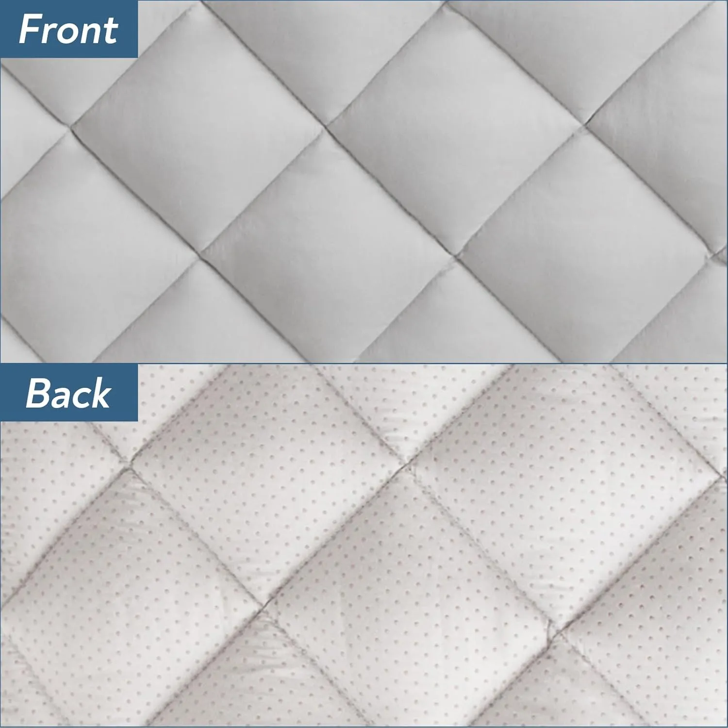 Dog Crate Pad 2 Pack (36" x 23"), Soft Dog Crate Mat with Anti-Slip Bottom, Machine Washable Kennel Pad, Crate Pads for Dog Cages, Dog Bed for Crate, Fits 36 Inch Dog Crate, Grey
