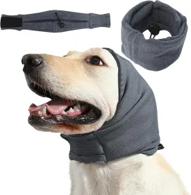 Dog Reducing Noise Hoodies - Ear Covers for Bath, Thunderstorms & Anxiety Relief - Warm, Windproof Ear Cover Hat