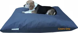 Dogbed4less Do It Yourself DIY Pet Bed Pillow Duvet Oxford Cover   Waterproof Internal case for Dog/Cat at Large 48"X29" Dark Slate Color - Covers only