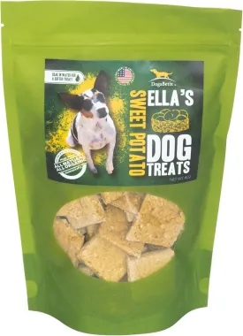 Ella's Diabetic Dog Treats Sweet Potato (8oz) - Low Glycemic Ingredients - Vet Approved - Made in USA by Owners of Diabetic Dogs - Developed to Help Keep Glucose Levels Stable