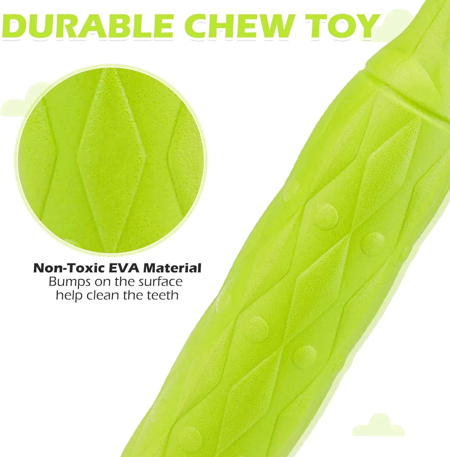 EXPAWLORER Dog Water Toys - Floating Dog Toys for Water Fetch, Stick Bumpers for Pool Lake Beach Chase, Interactive Summer Puppy Enrichment Essentials Outdoor, Chew-Safe for Non-Aggressive Breeds