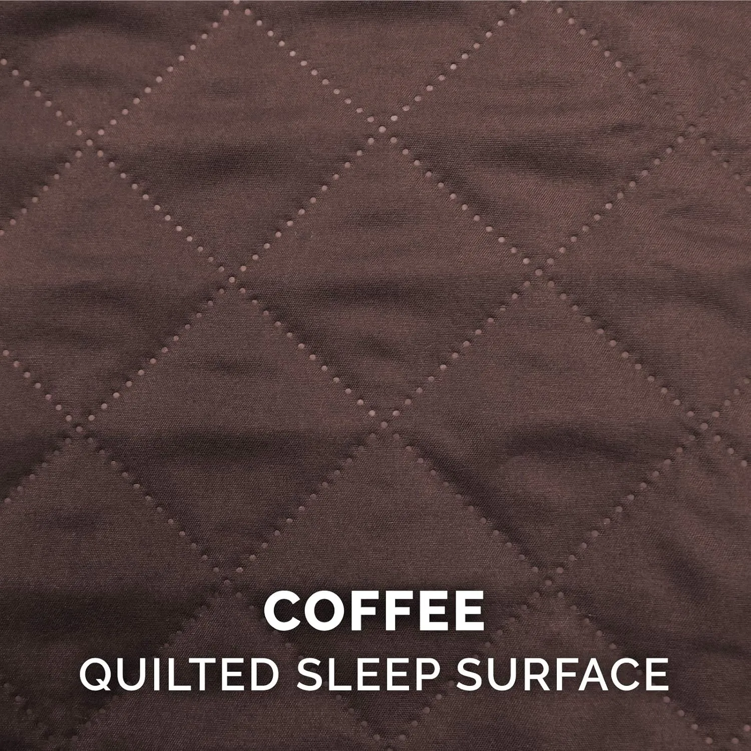 Furhaven Orthopedic Dog Bed for Large Dogs w/ Removable Bolsters & Washable Cover, For Dogs Up to 125 lbs - Quilted Sofa - Coffee, Jumbo Plus/XXL