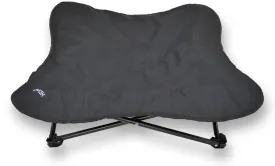 HDP Elevated Padded Napper Cot Space Saver Pet Bed Color:Black Size:Large
