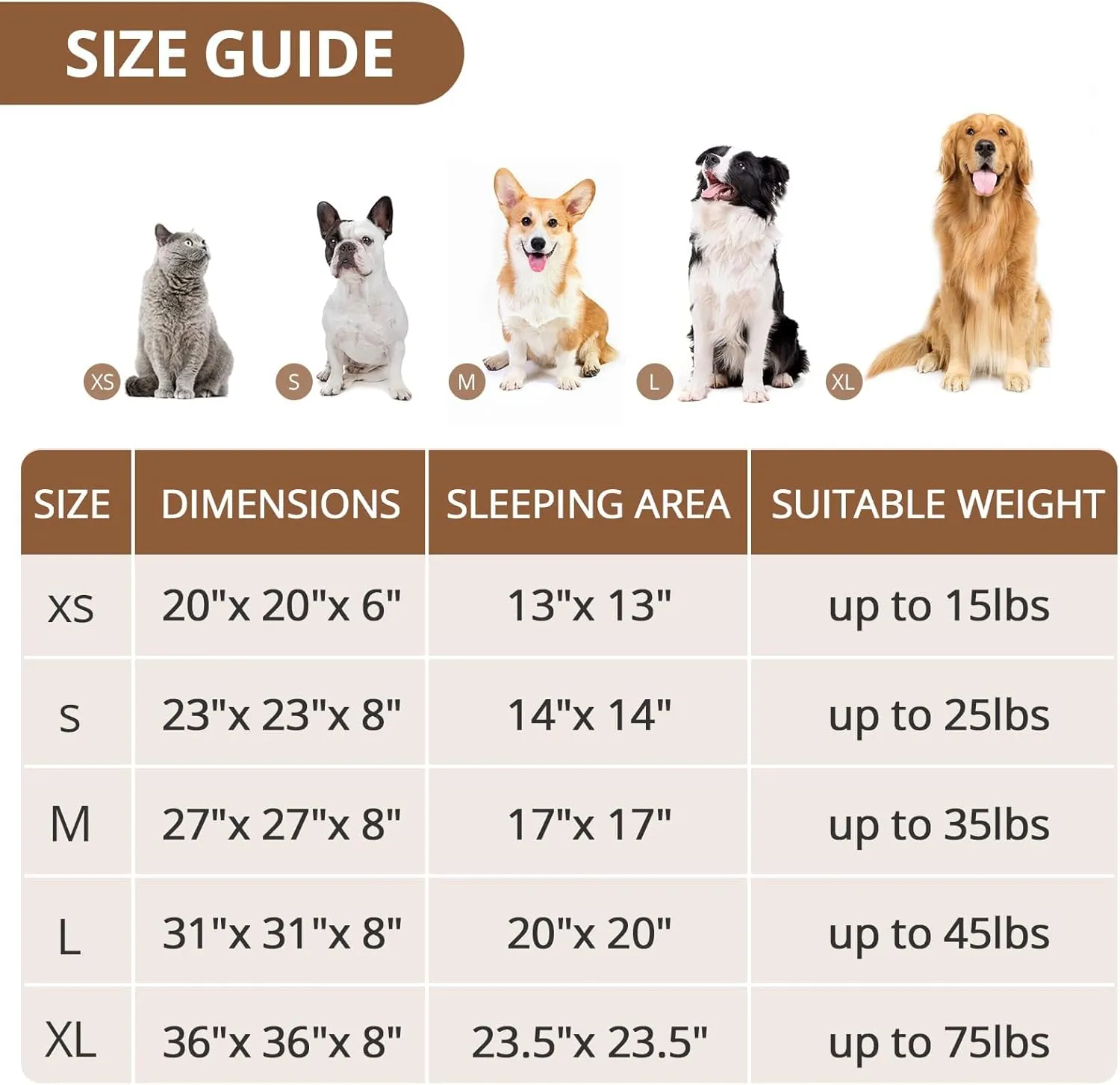 JOLLYVOGUE Medium Calming Dog Bed, Anti-Anxiety Donut Cuddler Cat Bed with Anti-Slip Bottom, Fluffy Faux Fur Machine Washable Pet Cushion for Medium Dog & Cat, 27"/Smoke Black