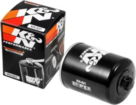 K&N Motorcycle Oil Filter: High Performance, Premium, Designed to be used with Synthetic or Conventional Oils: Fits Select Artic Cat Vehicles, KN-621