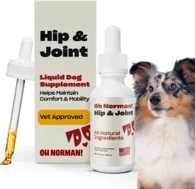 Keep Moving by Kaley Cuoco, All Natural Hip and Joint Supplement for Dogs, Vet Nutritionist Approved,for All Life Stages and Breeds,1 Fl Oz