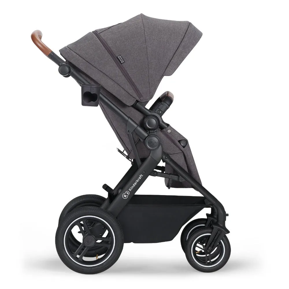 Kinderkraft B-Tour 3In1 Travel System with Car Seat included - Dark Grey