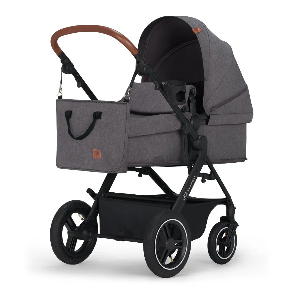 Kinderkraft B-Tour 3In1 Travel System with Car Seat included - Dark Grey