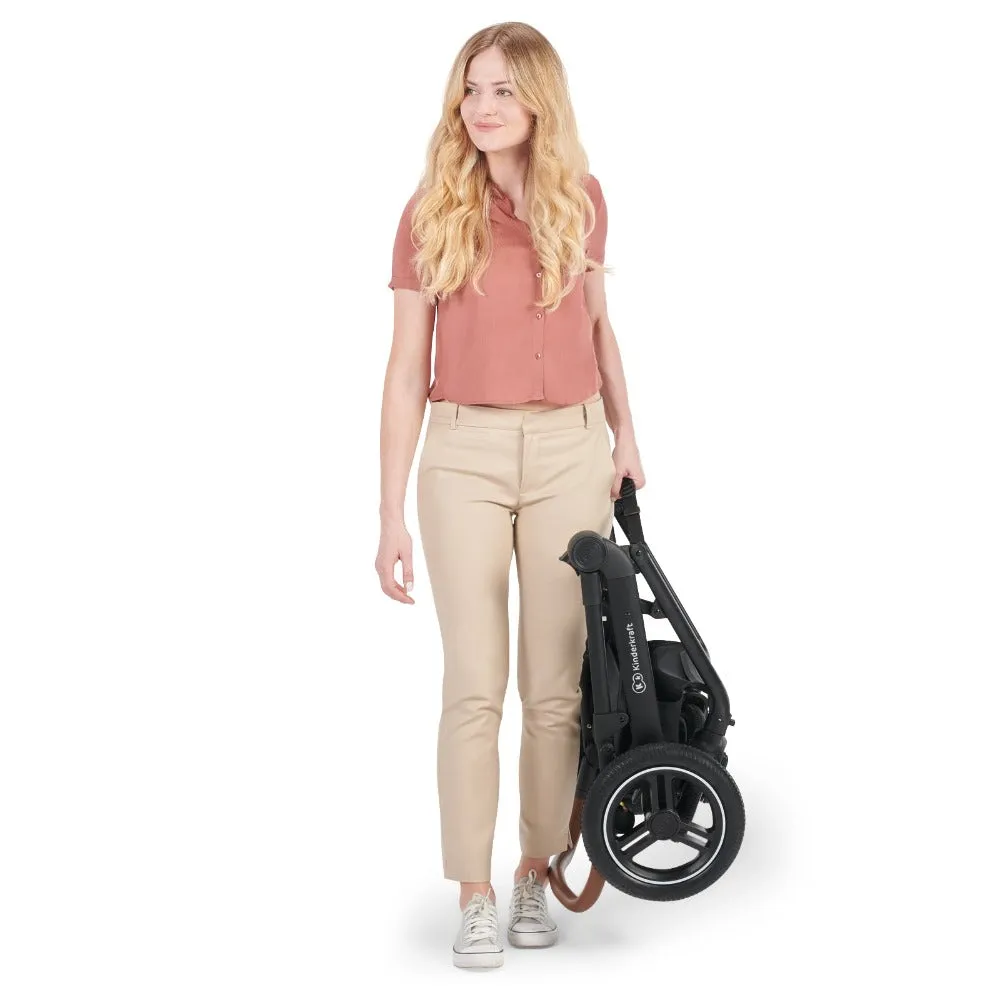 Kinderkraft B-Tour 3In1 Travel System with Car Seat included - Dark Grey