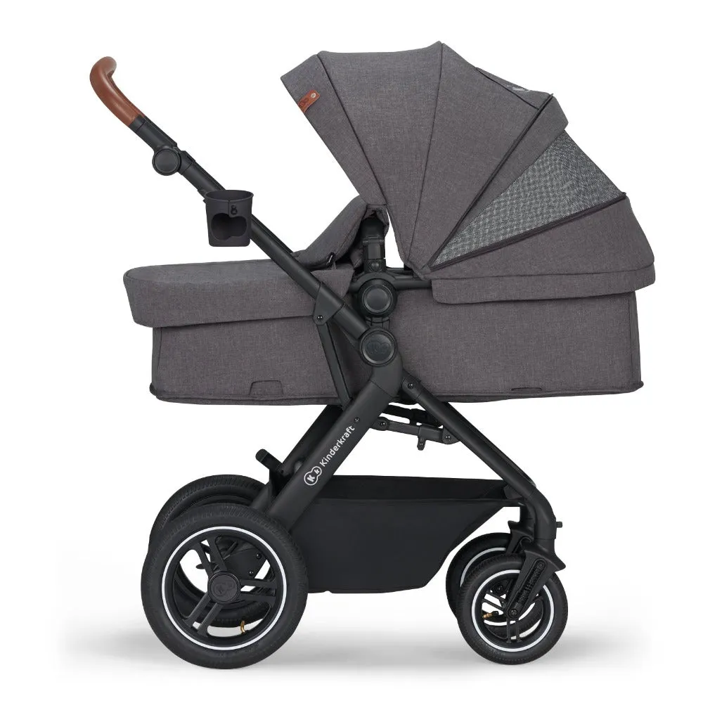 Kinderkraft B-Tour 3In1 Travel System with Car Seat included - Dark Grey