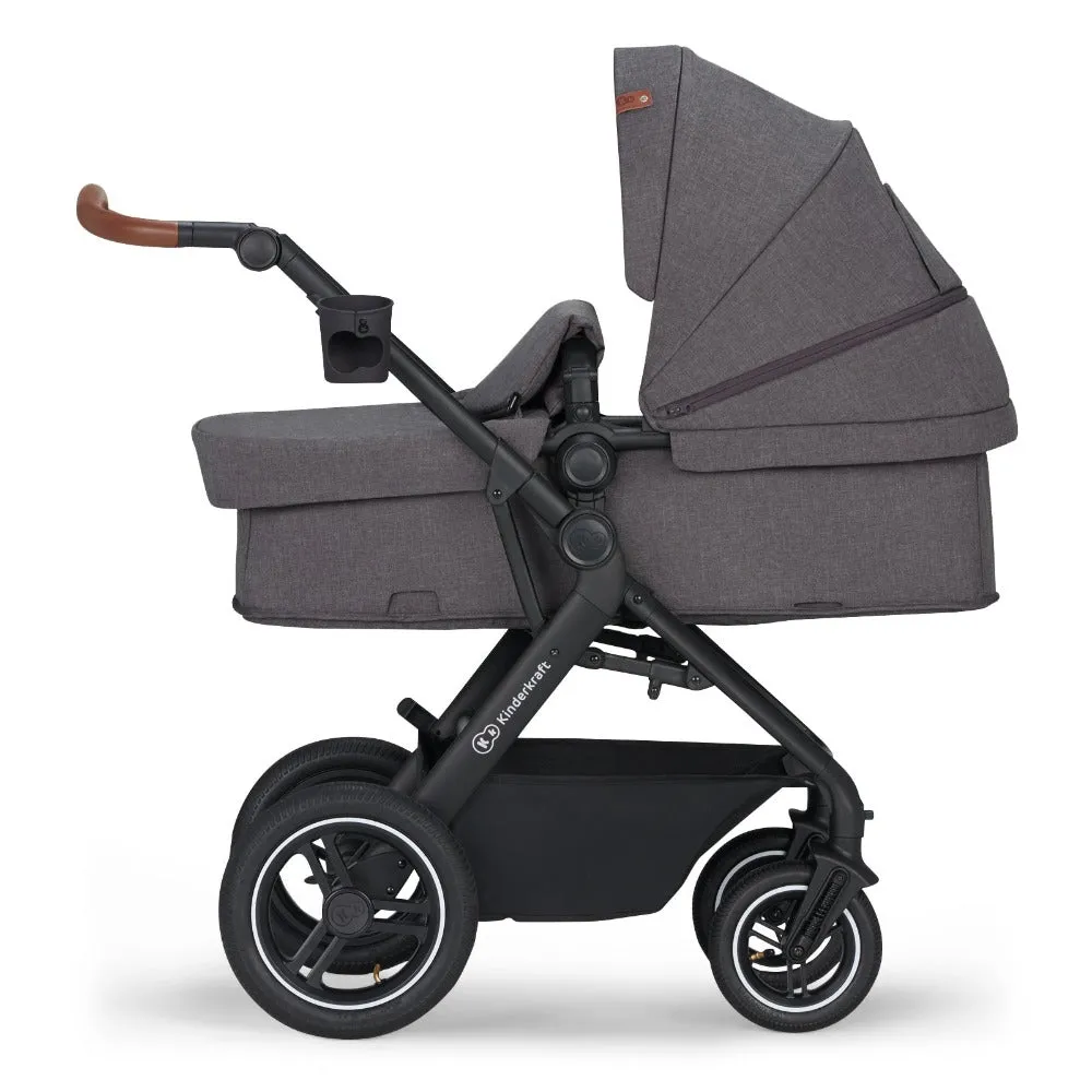Kinderkraft B-Tour 3In1 Travel System with Car Seat included - Dark Grey