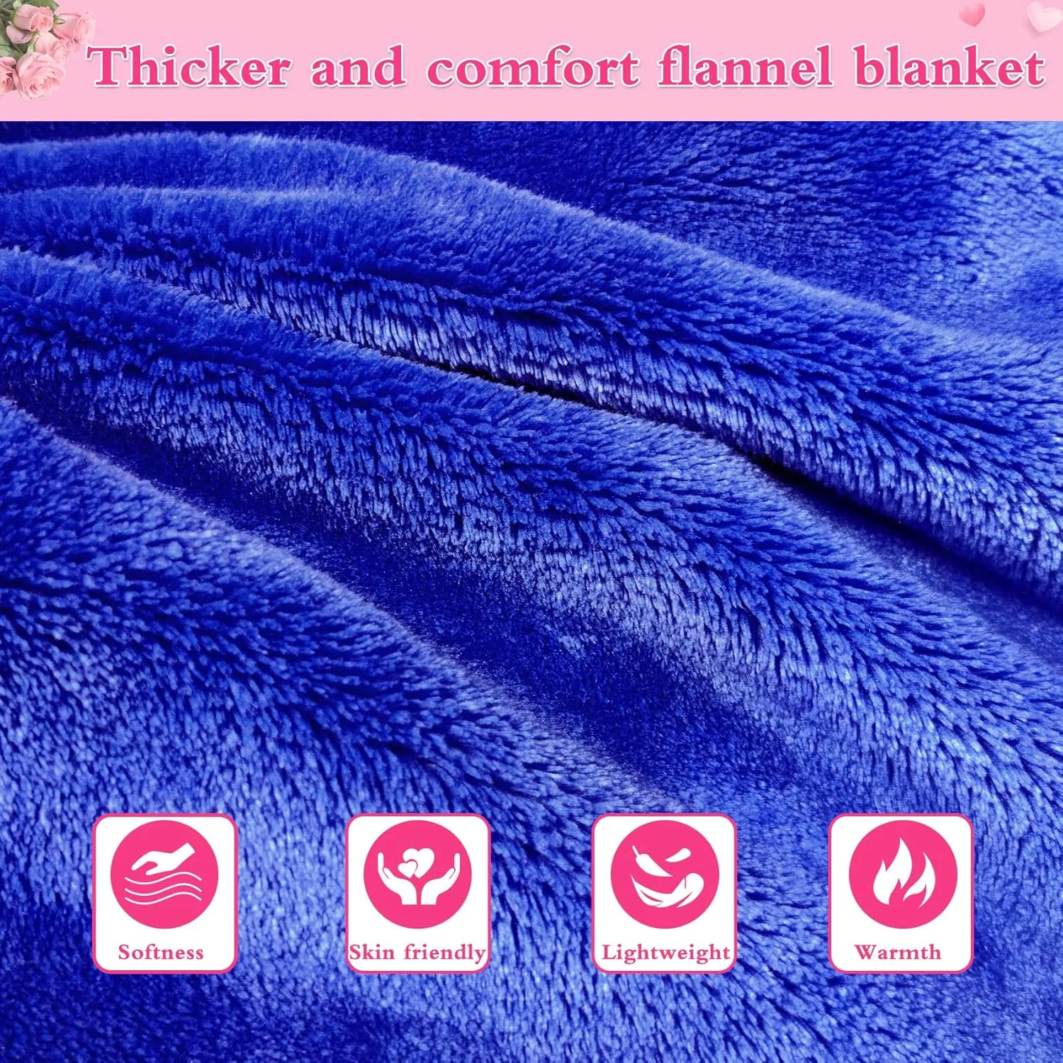 KPBLIS Wearable Blanket Hoodie Gifts for Women and Men, Oversized Hooded Blankets Sweatshirt Adult Birthday Gifts for Mom Girlfriend Gifts, Cozy Fleece Blanket with Sleeves and Giant Pocket, Blue