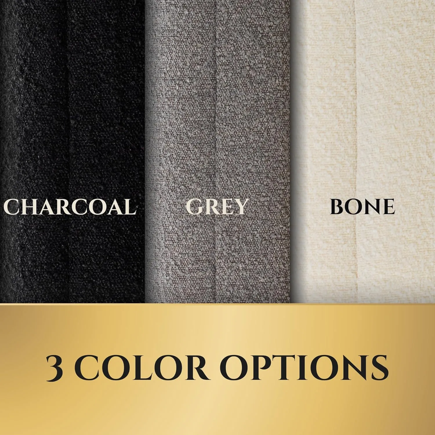Luxury Boucle Fabric Orthopedic Large Dog Bed with Memory Foam | Breathable Comfort and Washable Dog Couch Bed with Waterproof Liner & Cover | Ideal Pet Beds for Big Dogs - Grey (45"x36x7)