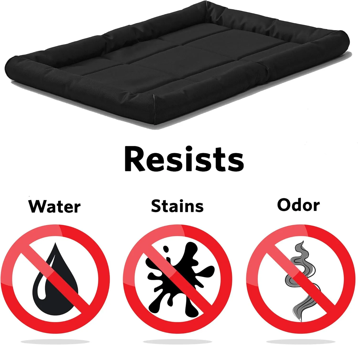 Maxx Dog Bed for Metal Dog Crates, 36-Inch, Black