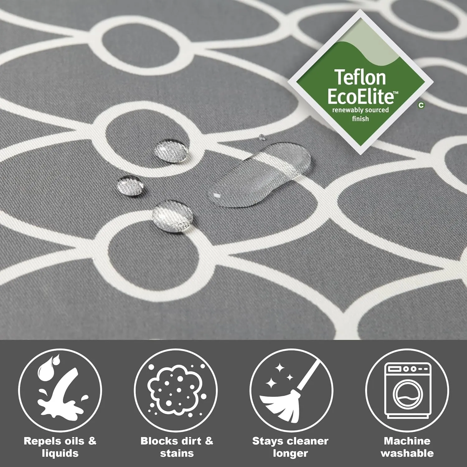 MidWest Homes for Pets Orthoperdic Egg-Crate Nesting Pet Bed w/ Teflon Fabric Protector, Medium Gray