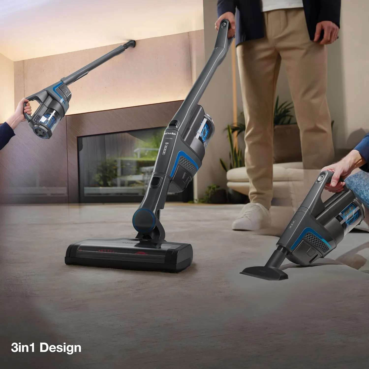 Miele Triflex HX1 Battery Powered Bagless Stick Vacuum, Graphite Grey