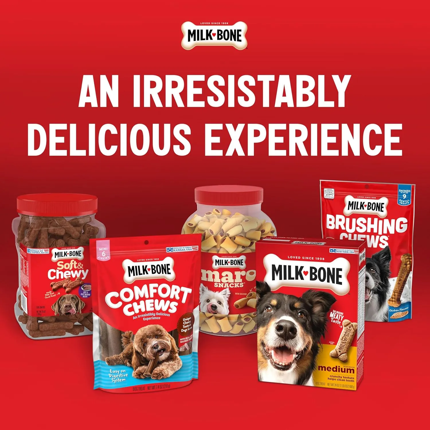 Milk-Bone Soft & Chewy Chicken Recipe Dog Treats, 25 Ounces (1 Count)
