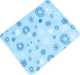 Mipcase Pet Ice Mat Cold Mat for Dogs Cooling Dog Friendly Co Large Self Cooling Pad Indoor Cold Pet Freezable Gel Summer Ice Bed Summer Paws Polymer Gel Blue