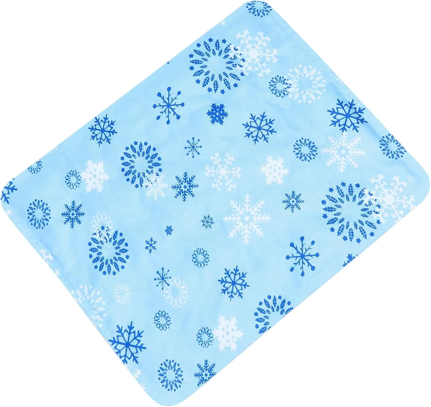 Mipcase Pet Ice Mat Cold Mat for Dogs Cooling Dog Friendly Co Large Self Cooling Pad Indoor Cold Pet Freezable Gel Summer Ice Bed Summer Paws Polymer Gel Blue