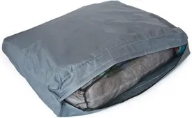 Molly Mutt Water-Resistant Dog Bed Liner, Polyester Bed Liner for Dogs, Easy to Clean, Gray, Medium/Large, 27x36x4.75