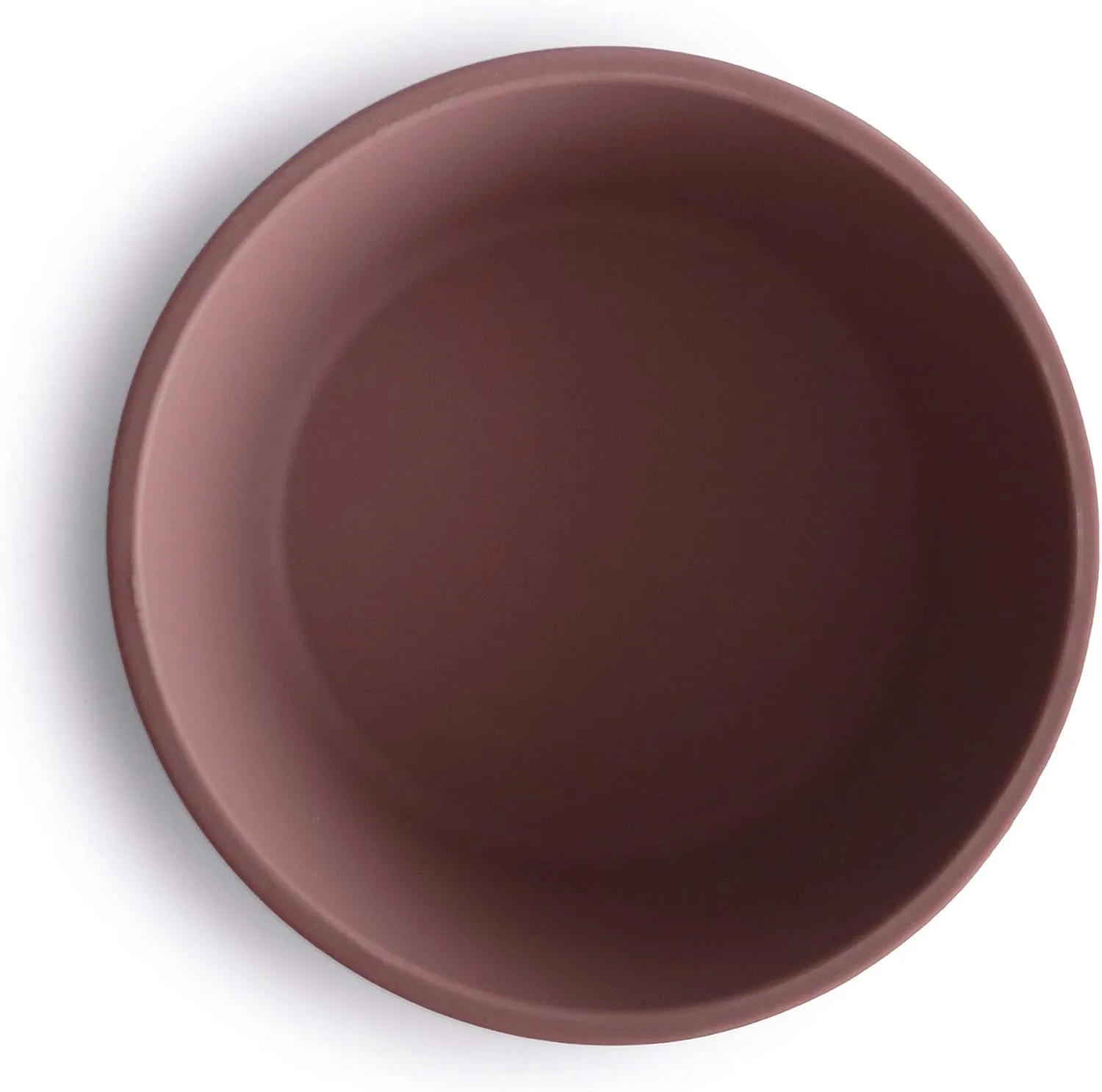 mushie Silicone Suction Bowl | BPA-Free Non-Slip Design (Cloudy Mauve)