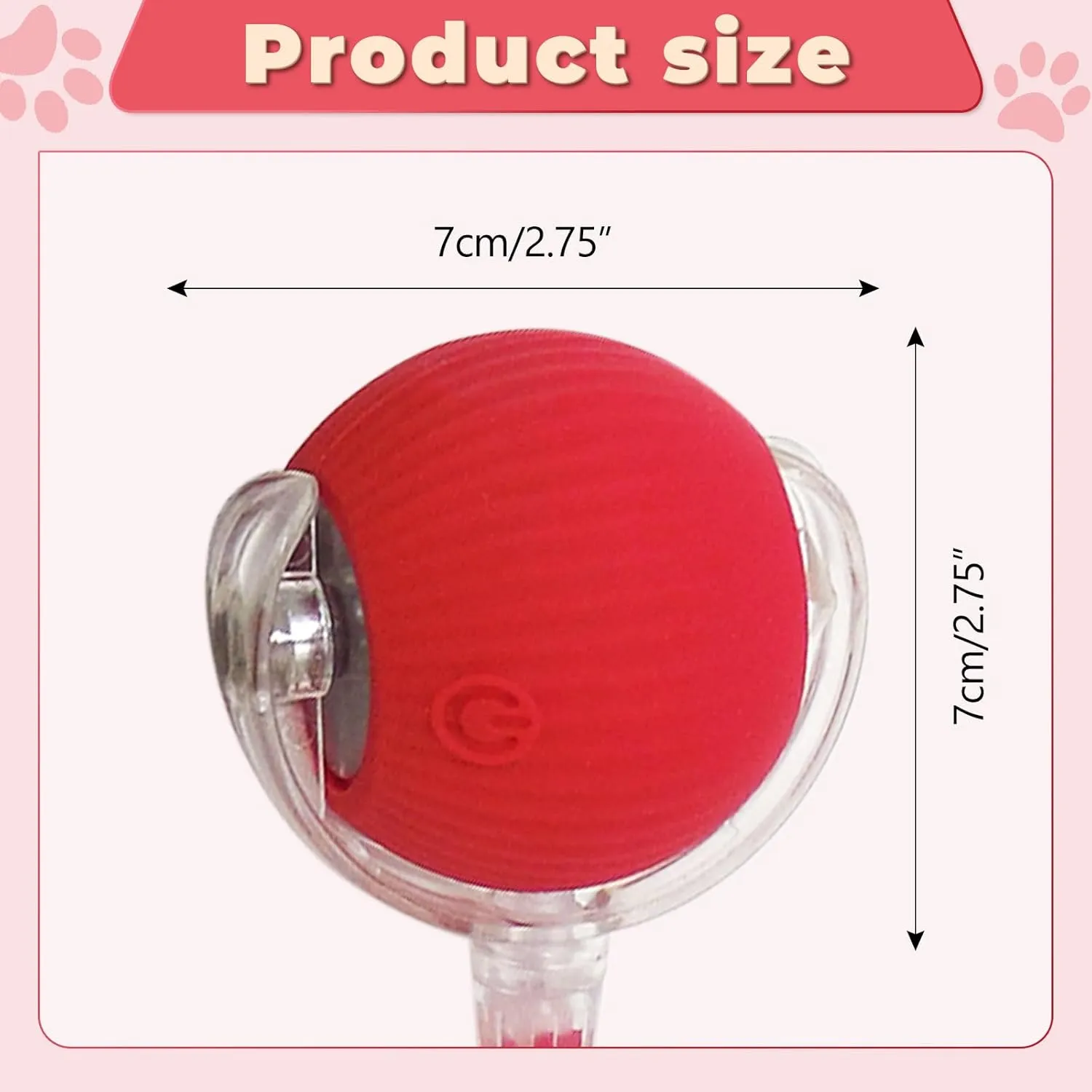 New Interactive Rolling Dog Ball, 360 Smart Pet Toy Ball, Self Rolling Ball Cat Toys for Small Medium Dogs Cats, Green 1pcs