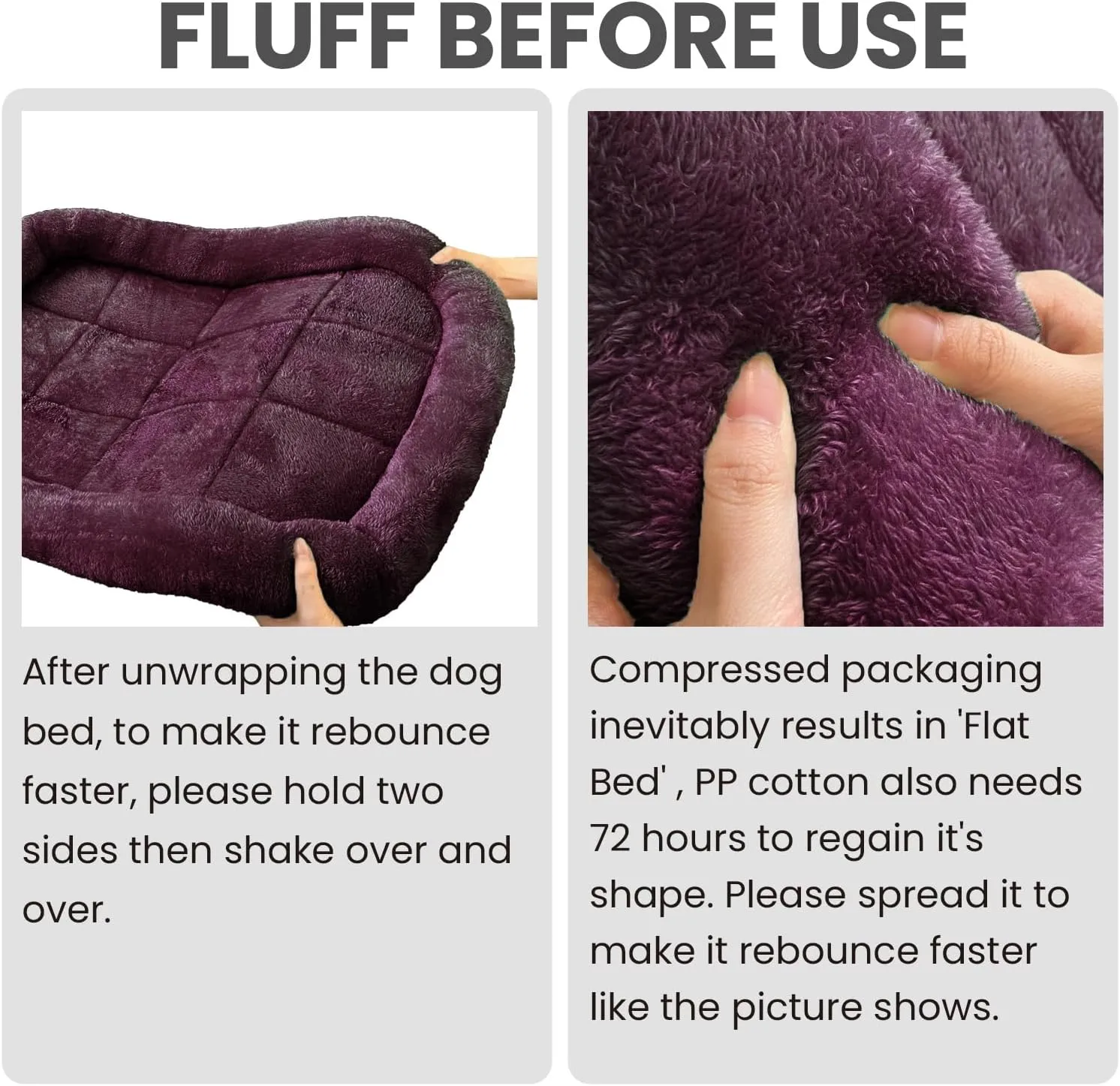 Patas Lague Bolster Dog Bed for Extra Small Dogs 16''x12'', Soft Warm Foam Pet Sofa Bed, Machine Washable Pet Cat Crate Mat for Toy Breeds, Taupe
