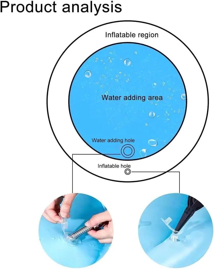 Paw Cool Oasis Bed, 2025 Upgraded Pet Cooling Water Bed - Ideal for Cats and Dogs, Cat Waterbed Toy with Fish, Discover The Ultimate Comfort for Your Pet (E)
