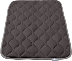 Paw Inspired Washable Padded Crate Mats for Dogs | 35 x 22 Pad, Fits 36-inch Kennels | Leakproof, Plush Pet Beds (Gray)