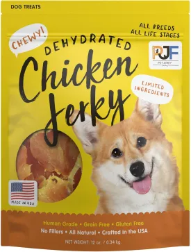 Pet Jerky Factory Premium Whole Muscle Chicken 12 oz. Dog Jerky Treats | 100% Human Grade | USA Made | High Protein | Grain Free | Limited Ingredients | No Filler | BHA-BHT Free | Chewy Texture