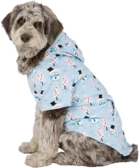 Pet Pjs - Frosty Winter Pet Pjs Fleece Hoodie Sweaters - XXLarge (Fits Up to 120 lbs)