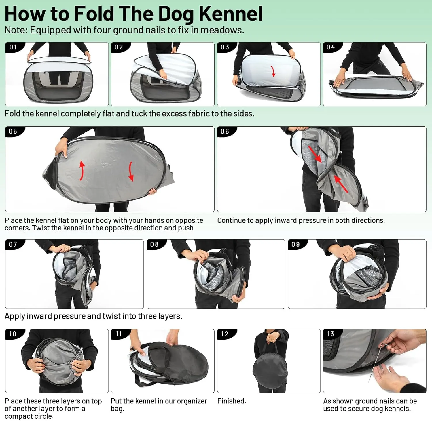 Portable Soft Dog Crate Pop Up Collapsible Dog Cat Kennel Travel Dog Enclosure Indoor Outdoor Large Dog Bed Foldable Crate for PetsLittle Gray and Dark Gray-Small
