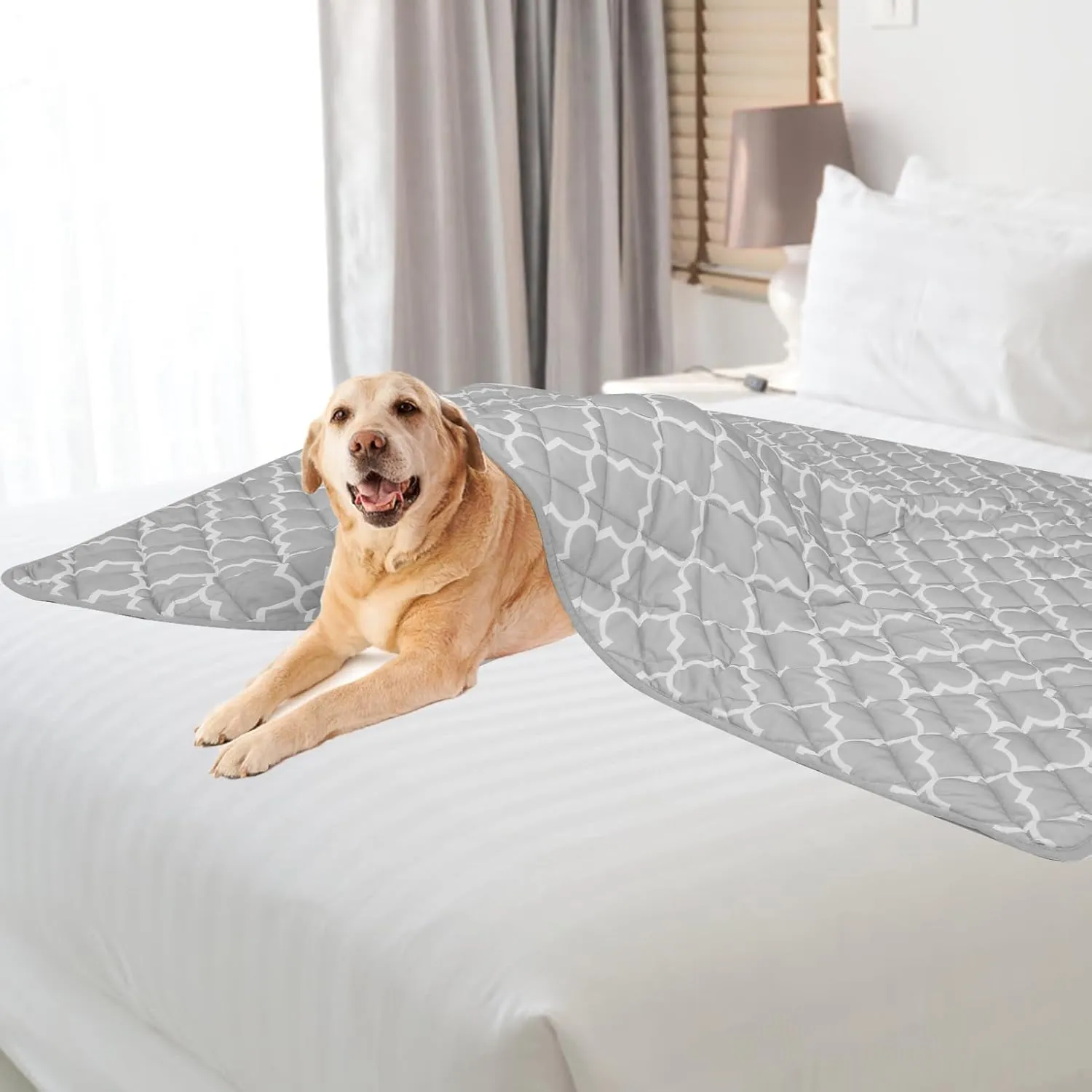 PUPTECK Dog Cooling Mat for Medium Large Dogs, Cooling Blanket for Kennels Crate Floor, Pets Pad Bed for Dog Cat Summer Sleeping Outside, Washable & Portable, Large 28"x40"