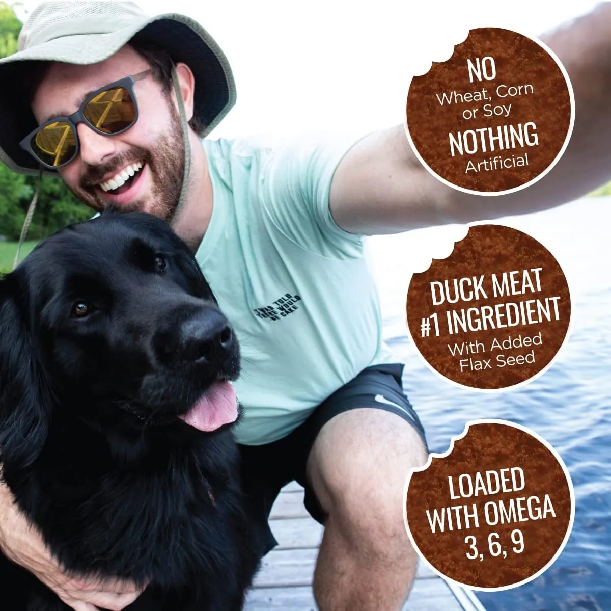 Smart Cookie Jerky Dog Treats - 3 Flavor Variety Pack - Rabbit, Salmon & Duck Jerky - Training Treats for Dogs, Puppies with Allergies, Sensitive Stomachs - Grain Free, Made in USA - 3oz
