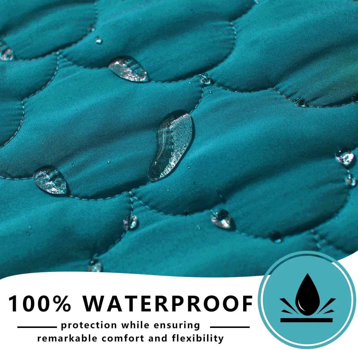 SPXTEX Dog Bed Cover Washable Pee Pads Dog Blankets for Puppy Large Dog Cat,Sofa Reversible Changing Pad Reusable 1 Piece52"x82",Aqua