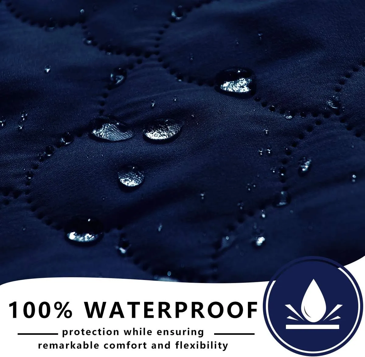 SPXTEX Dog Bed Cover Washable Pee Pads Dog Blankets for Puppy Large Dog Cat,Sofa Reversible Changing Pad Reusable 1 Piece68"x82",Navy Stoneblue
