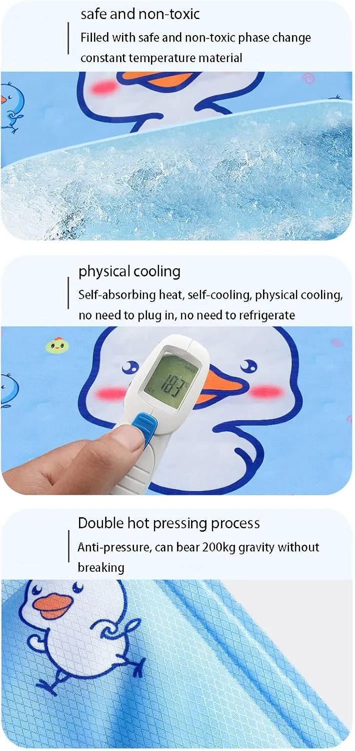 Summer Pet Cooling Mat, Self Cooling Gel Pet Dog Cat Cool Mat Pad, Pets Sleeping Mattress Large, Beds Mats Comfort for Cats and Dogs