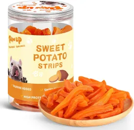 Sweet Potato Dog Treat Soft, Limited Ingredient Dog Treat w/Taurine, Vegan Chew for Small Medium Large Dogs, 12.5oz