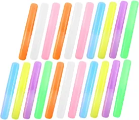Toothbrush Holders Travel Case 21pcs Toothbrush Storage Box Airtight Compact Portable for Camping Outdoor Picnic