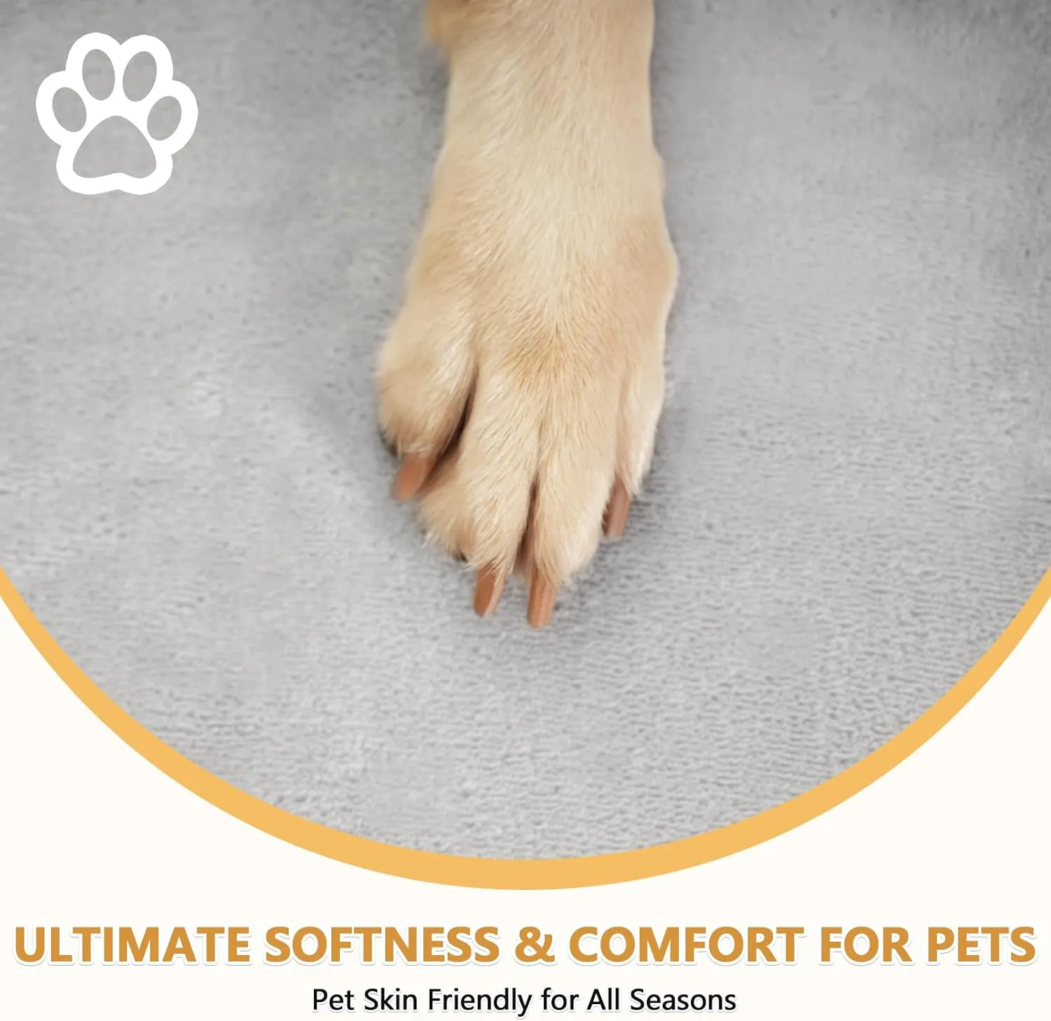 Washable Dog Bed - High Resilience Foam Kennel Mat with Anti-Slip Bottom and Soft Flannel Surface for Large Dogs, Cat Sleeping Pad, 41" x 27", Gray
